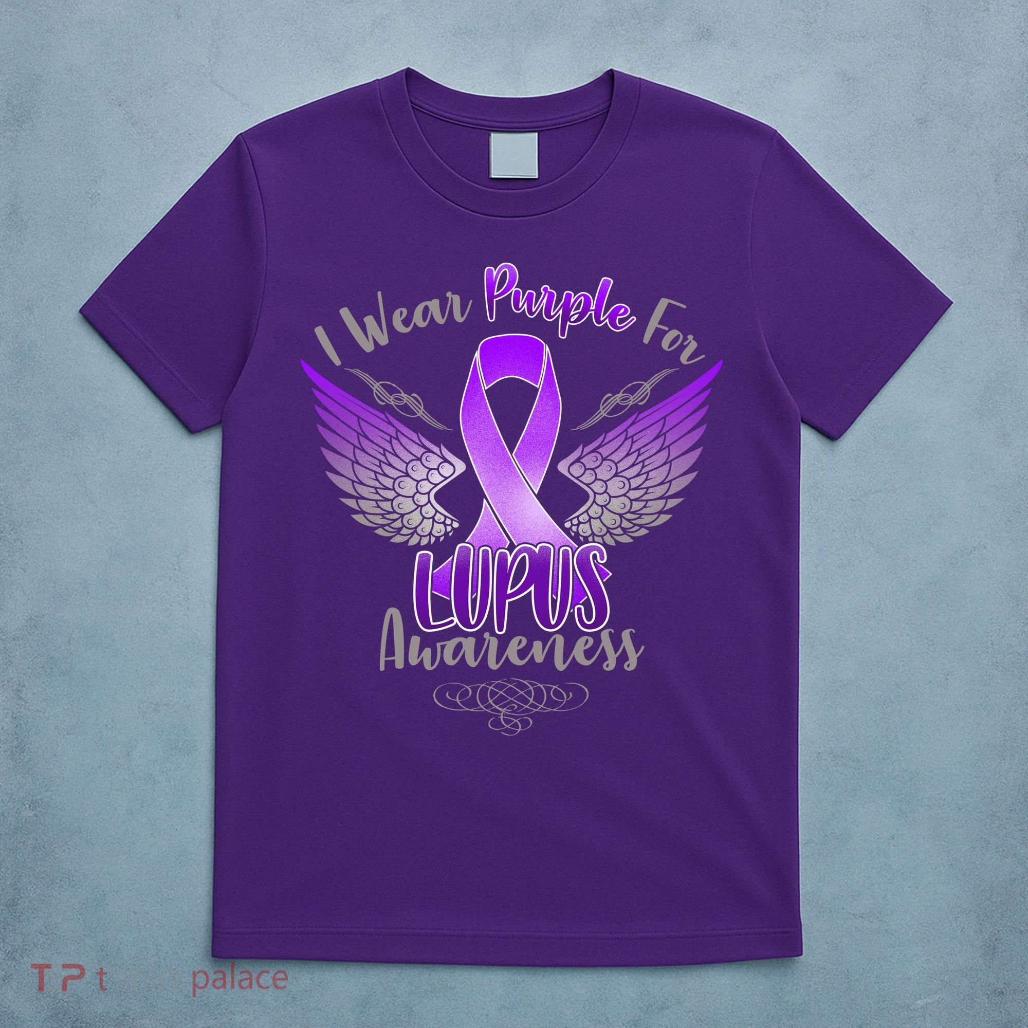 I Wear Purple For Lupus Awareness T-Shirt
