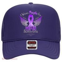 I Wear Purple For Lupus Awareness Hat thumb 0
