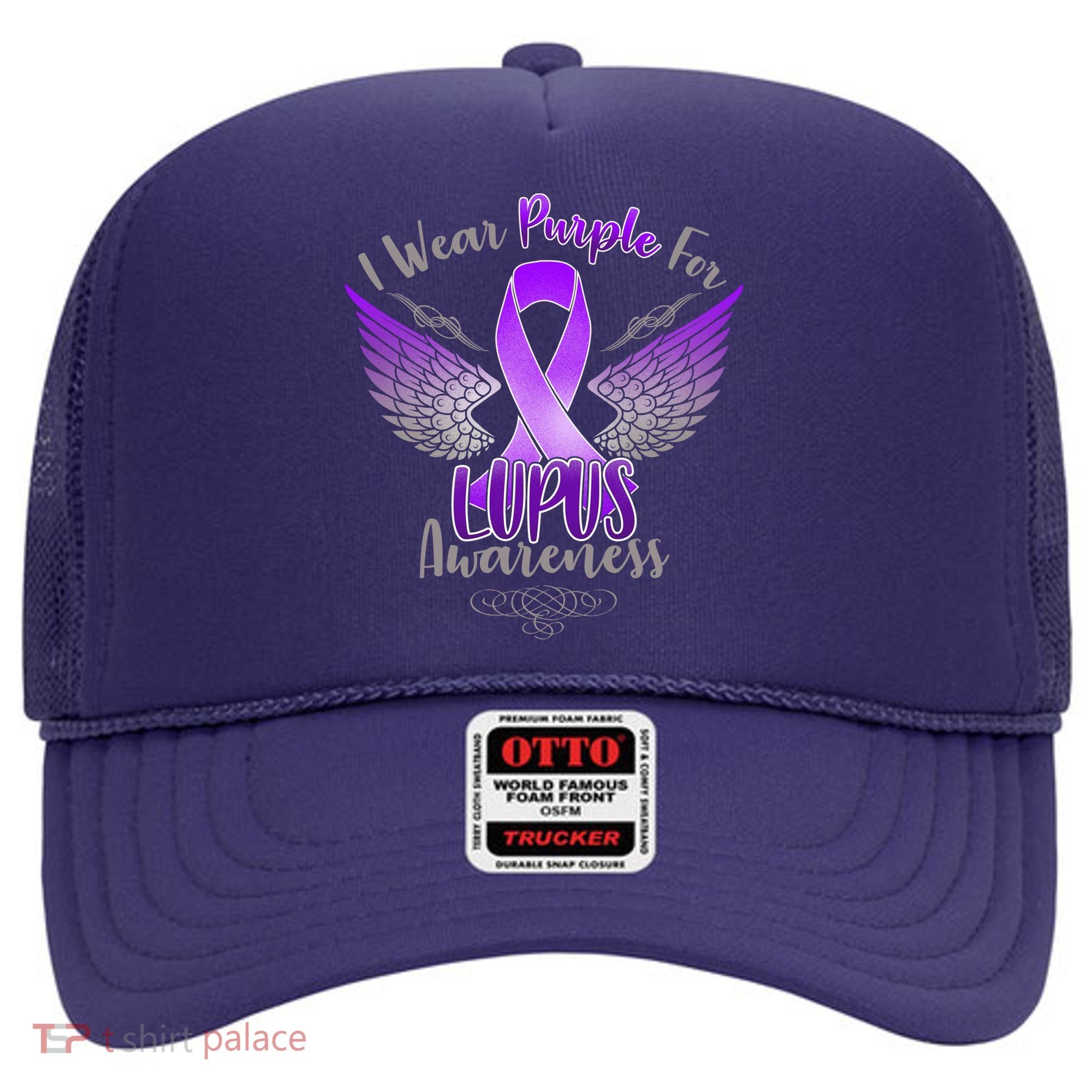 I Wear Purple For Lupus Awareness Hat