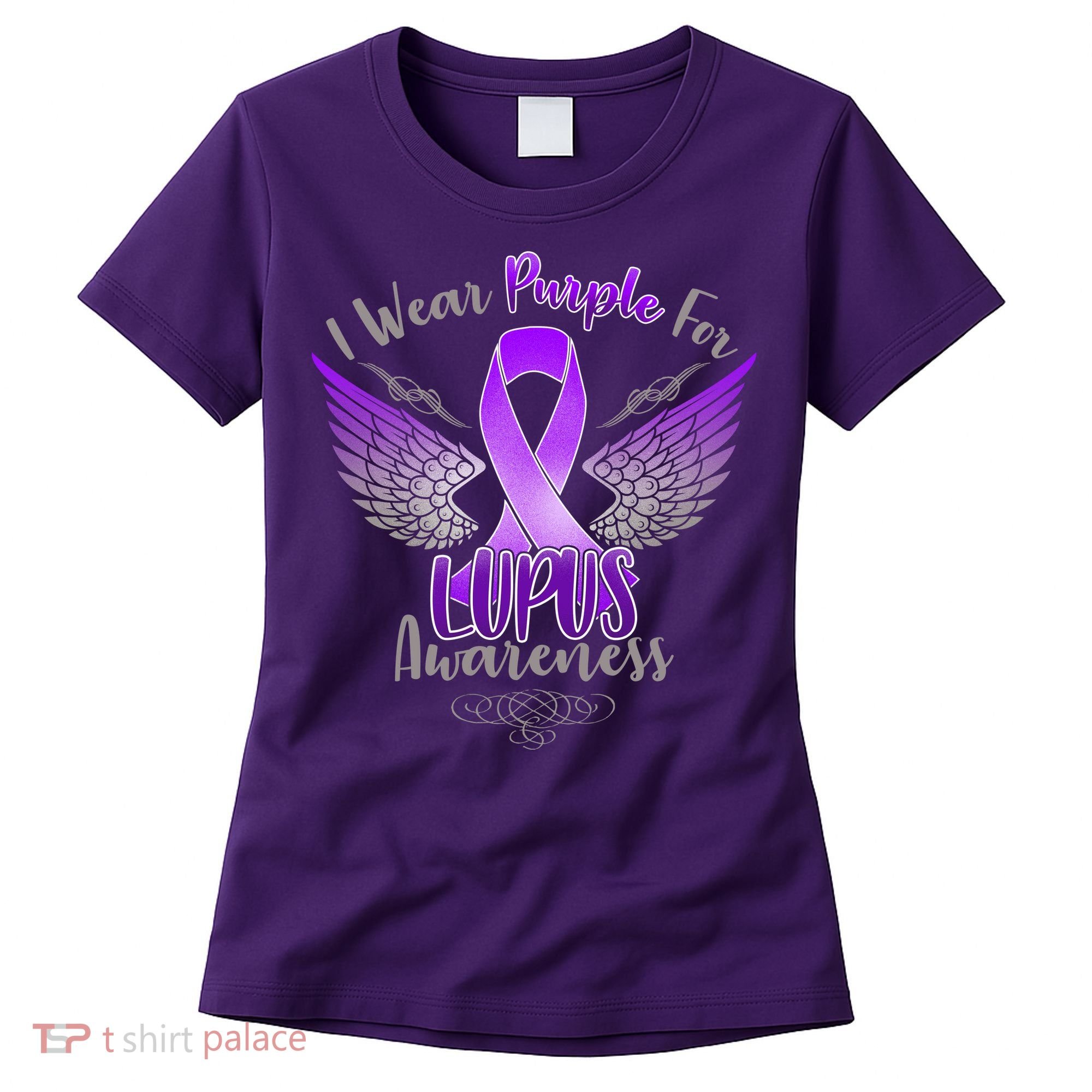 I Wear Purple For Lupus Awareness Women's T-Shirt