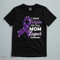I Wear Purple For My Mom Lupus Awareness T-Shirt thumb 5