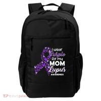 I Wear Purple For My Mom Lupus Awareness Backpack thumb 0