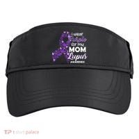 I Wear Purple For My Mom Lupus Awareness Adult Drive Performance Visor thumb 0