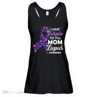 I Wear Purple For My Mom Lupus Awareness Ladies Essential Flowy Tank thumb 0