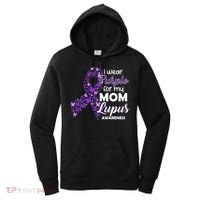 I Wear Purple For My Mom Lupus Awareness Women's Hoodie thumb 0