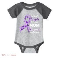 I Wear Purple For My Mom Lupus Awareness Infant Baby Jersey Bodysuit thumb 0