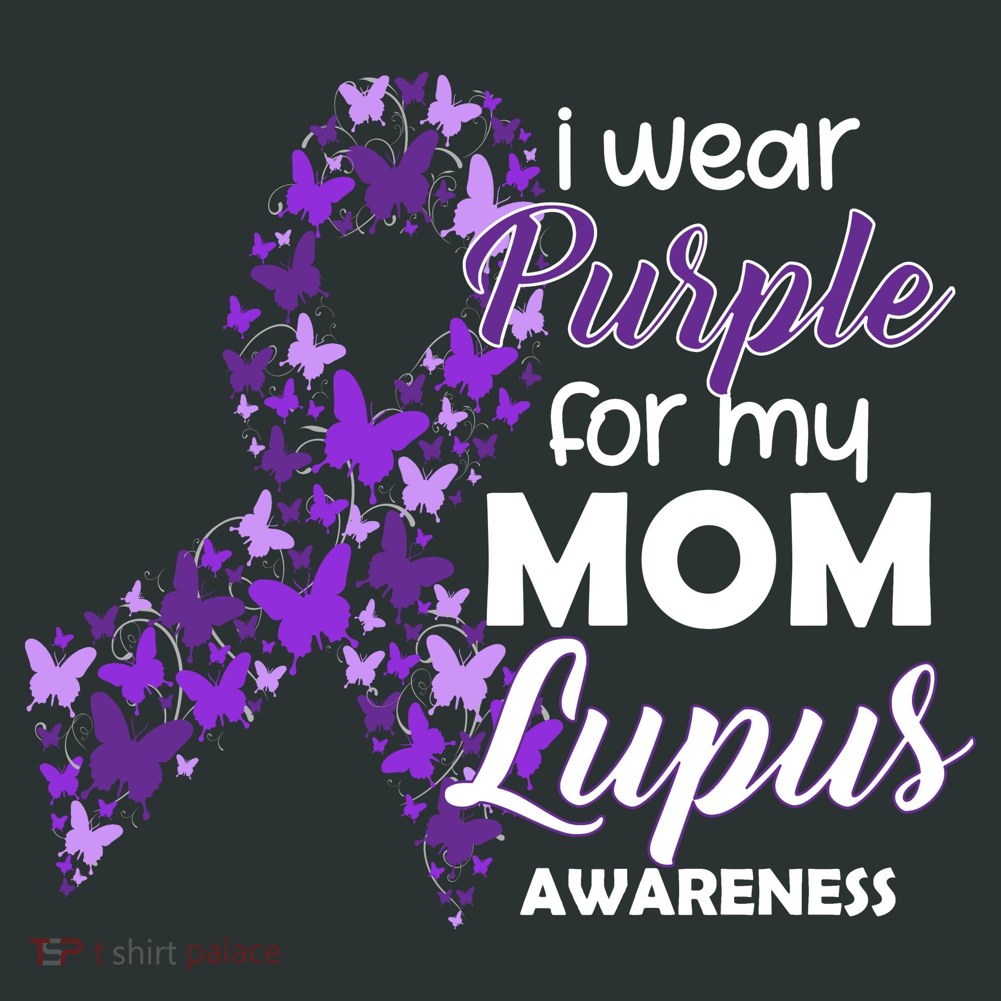 I Wear Purple For My Mom Lupus Awareness Infant Baby Jersey Bodysuit