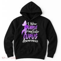 I Wear Purple For MY Sister Lupus Awareness Hoodie thumb 0
