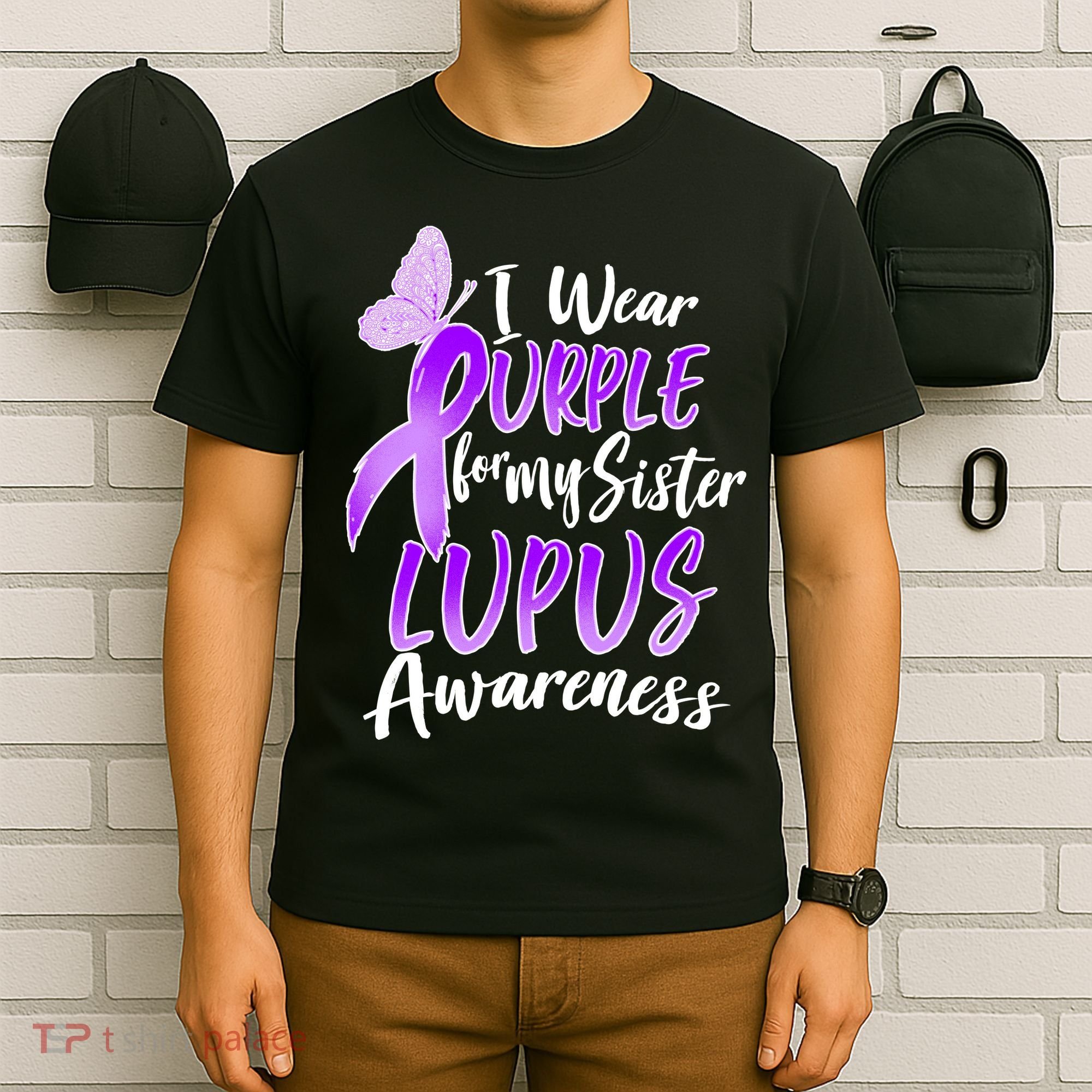 I Wear Purple For MY Sister Lupus Awareness T-Shirt