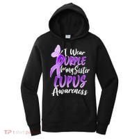 I Wear Purple For MY Sister Lupus Awareness Women's Hoodie thumb 0
