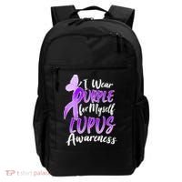 I Wear Purple For Myself Lupus Awareness  Backpack thumb 0
