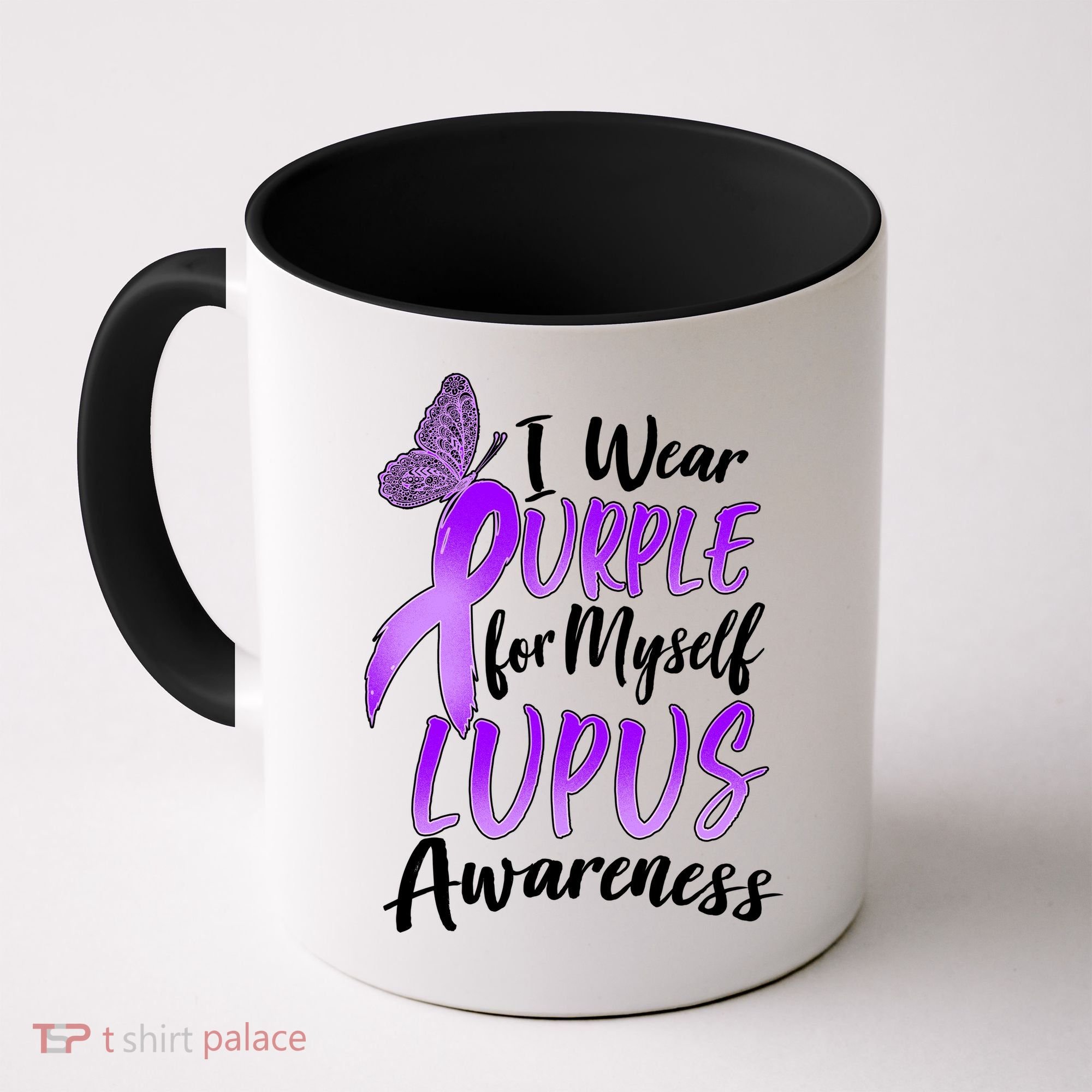 I Wear Purple For Myself Lupus Awareness  Coffee Mug