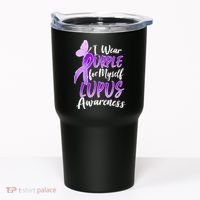 I Wear Purple For Myself Lupus Awareness  Tumbler thumb 0