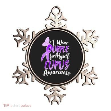 I Wear Purple For Myself Lupus Awareness  Ornament