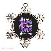 I Wear Purple For Myself Lupus Awareness  Ornament thumb 0