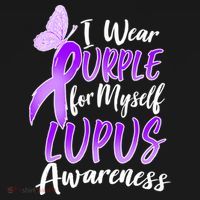 I Wear Purple For Myself Lupus Awareness  Women's Tank Top thumb 5