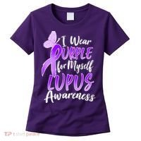 I Wear Purple For Myself Lupus Awareness  Women's T-Shirt thumb 0