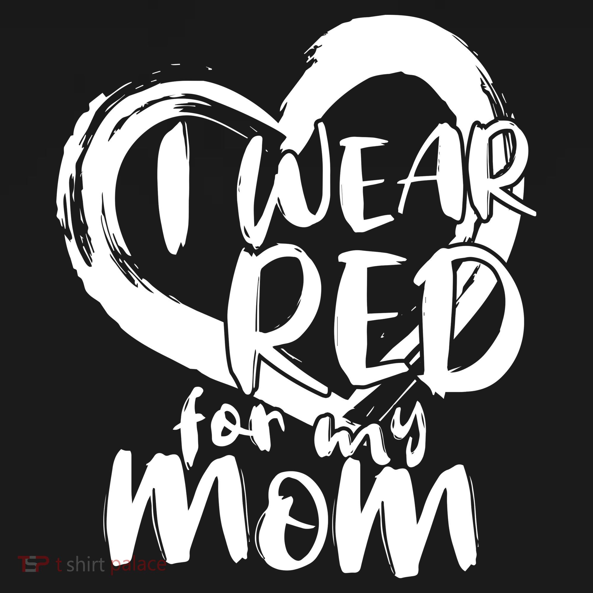 I Wear Red For My Mom Heart disease Awareness Backpack