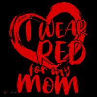 I Wear Red For My Mom Heart disease Awareness Coffee Mug thumb 5