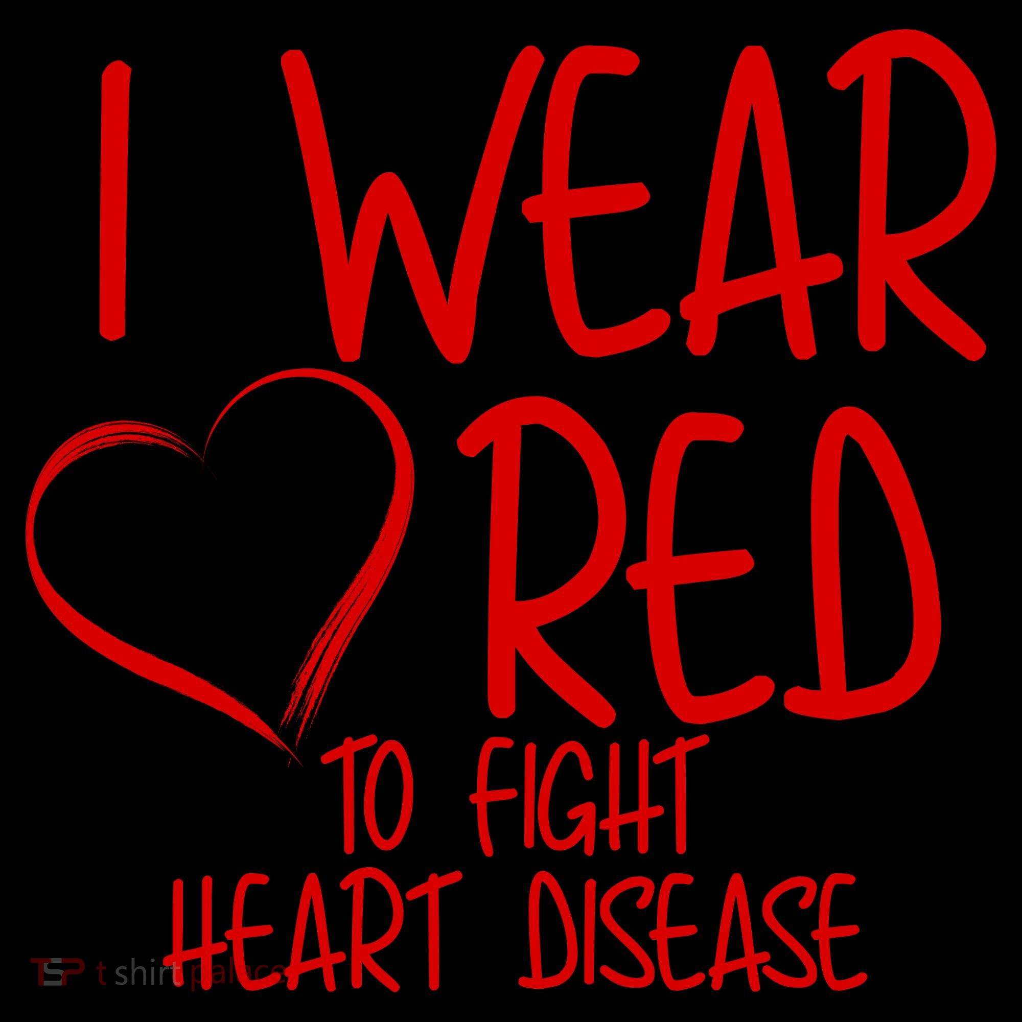 I Wear Red To Fight Heart Disease Coffee Mug