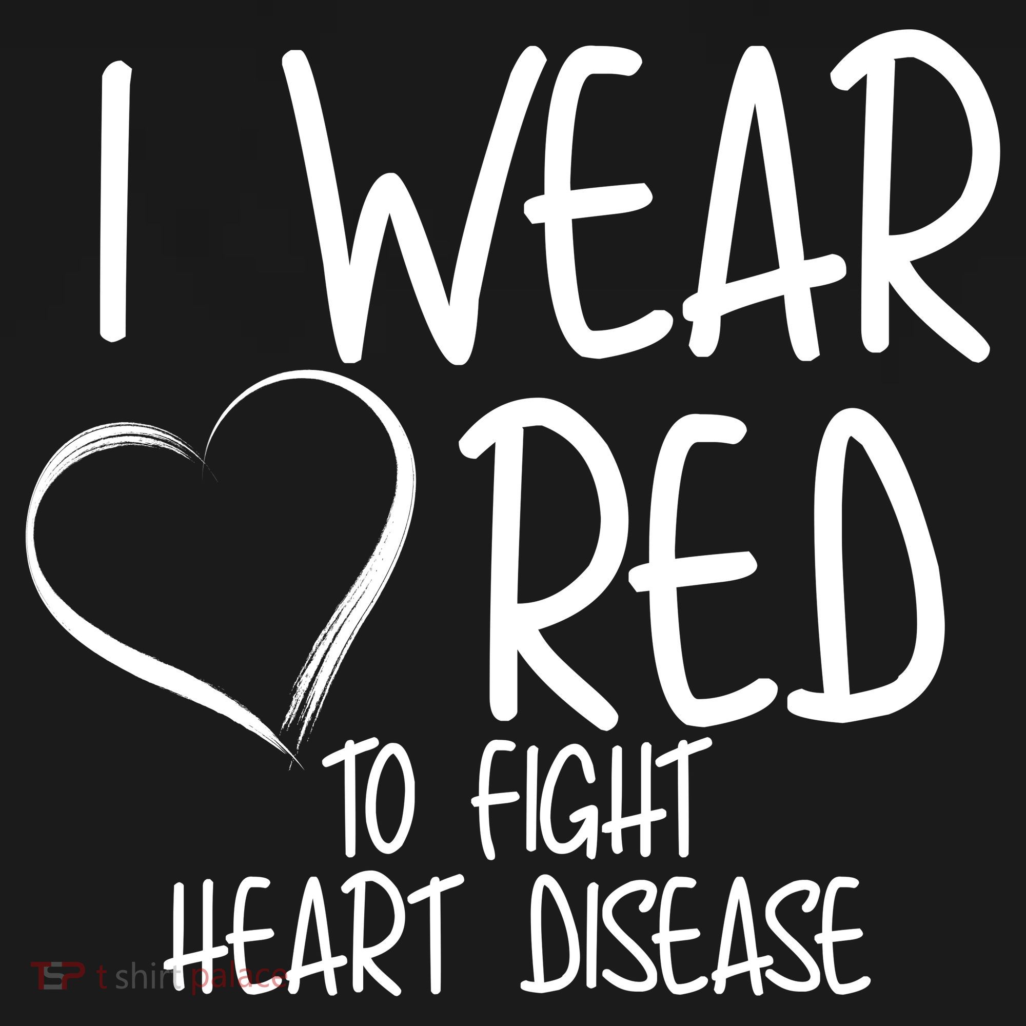 I Wear Red To Fight Heart Disease Women's Hoodie