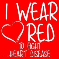 I Wear Red To Fight Heart Disease Mousepad thumb 1