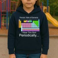 I Wear this Shirt Periodically Periodic Table of Elements Kids Hoodie thumb 3
