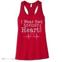 I Wear To Fight Heart Disease Women's Tank Top thumb 0