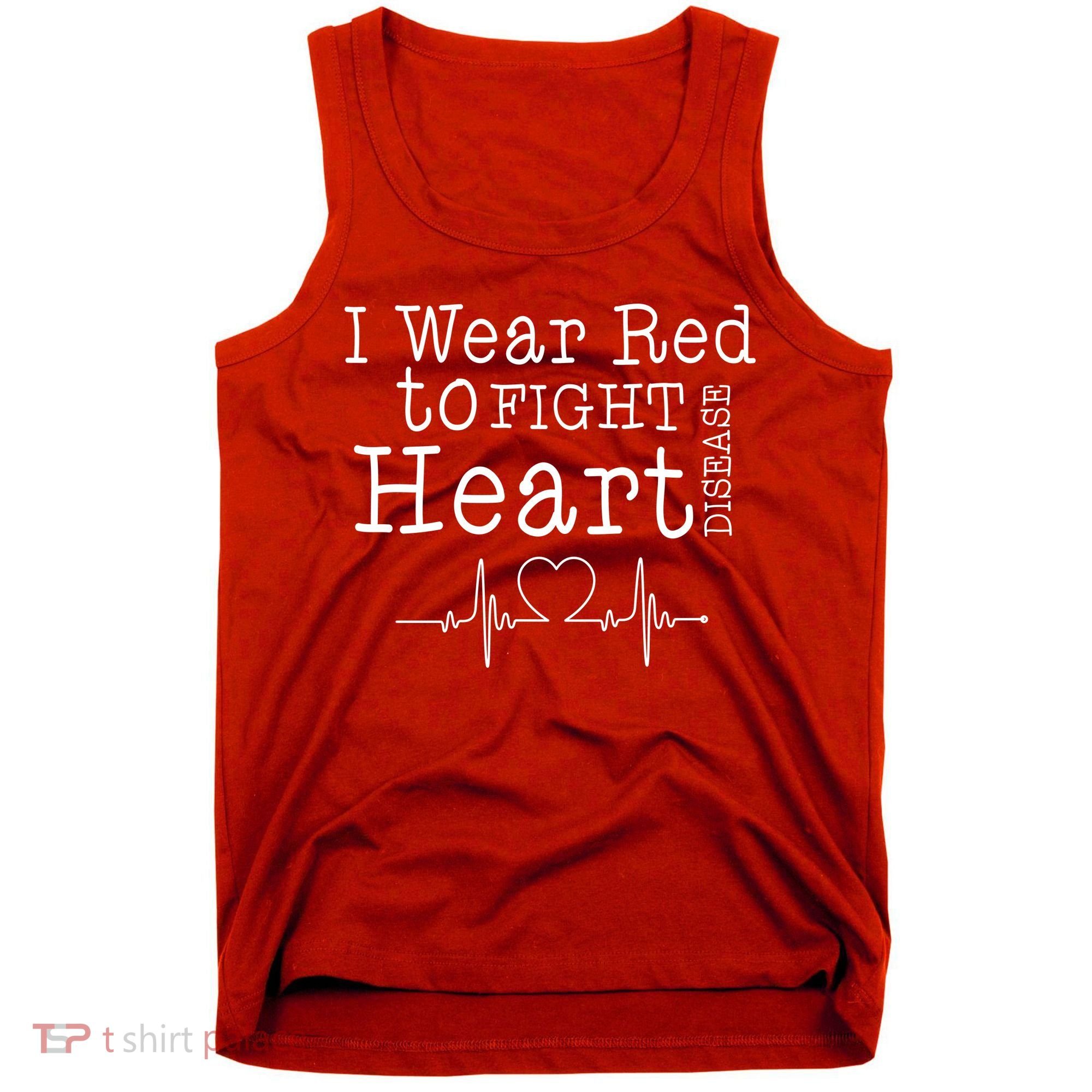 I Wear To Fight Heart Disease Tank Top