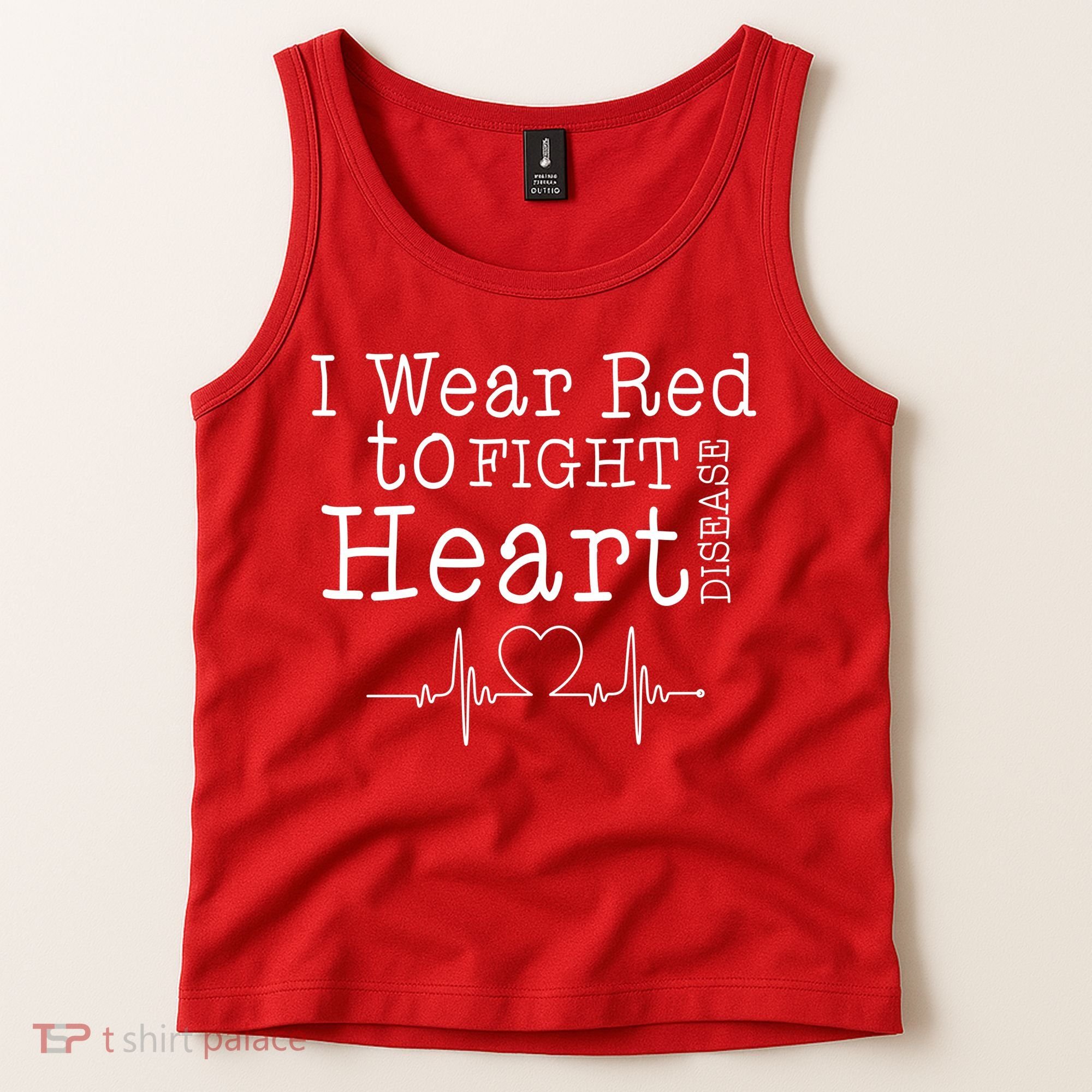 I Wear To Fight Heart Disease Tank Top