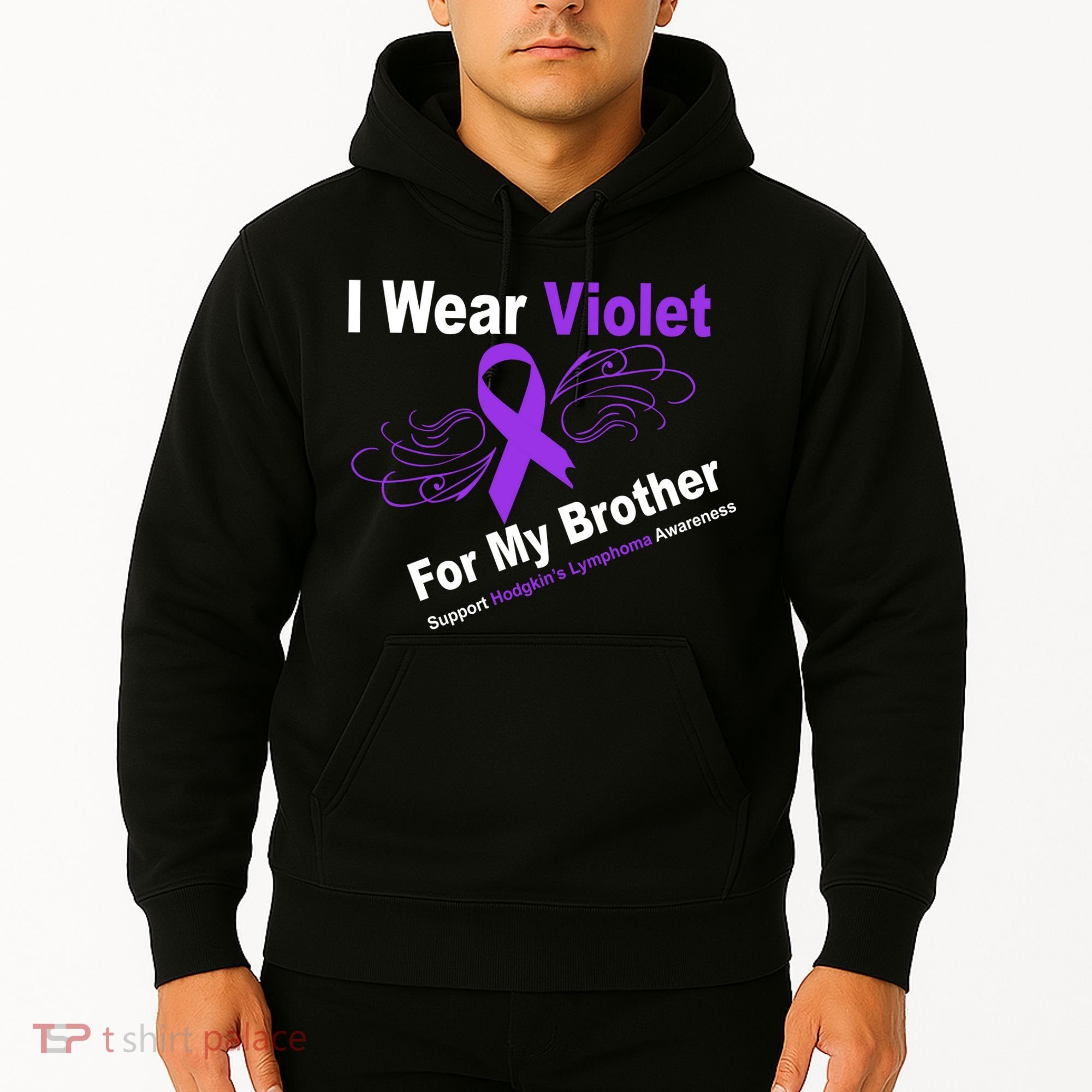I Wear Violet For My Brother Hoodie