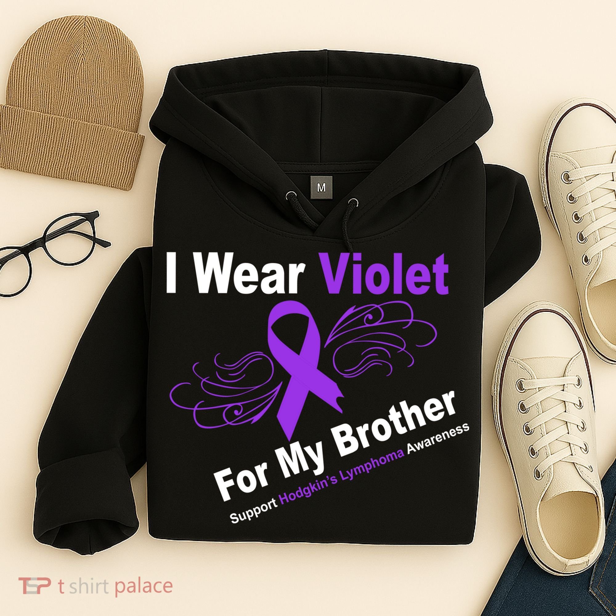 I Wear Violet For My Brother Hoodie