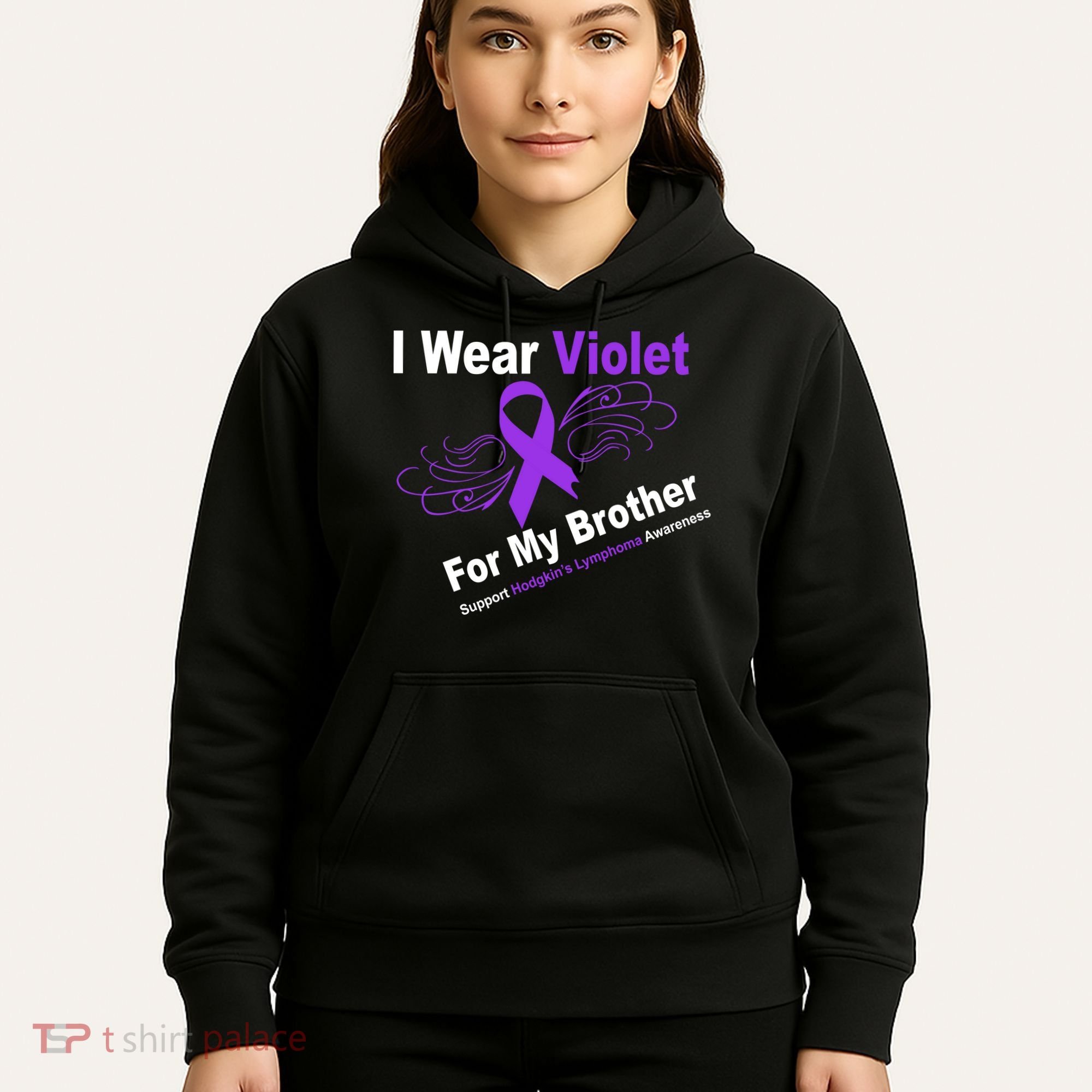I Wear Violet For My Brother Hoodie