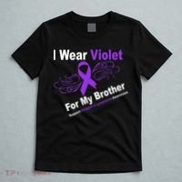 I Wear Violet For My Brother T-Shirt thumb 5