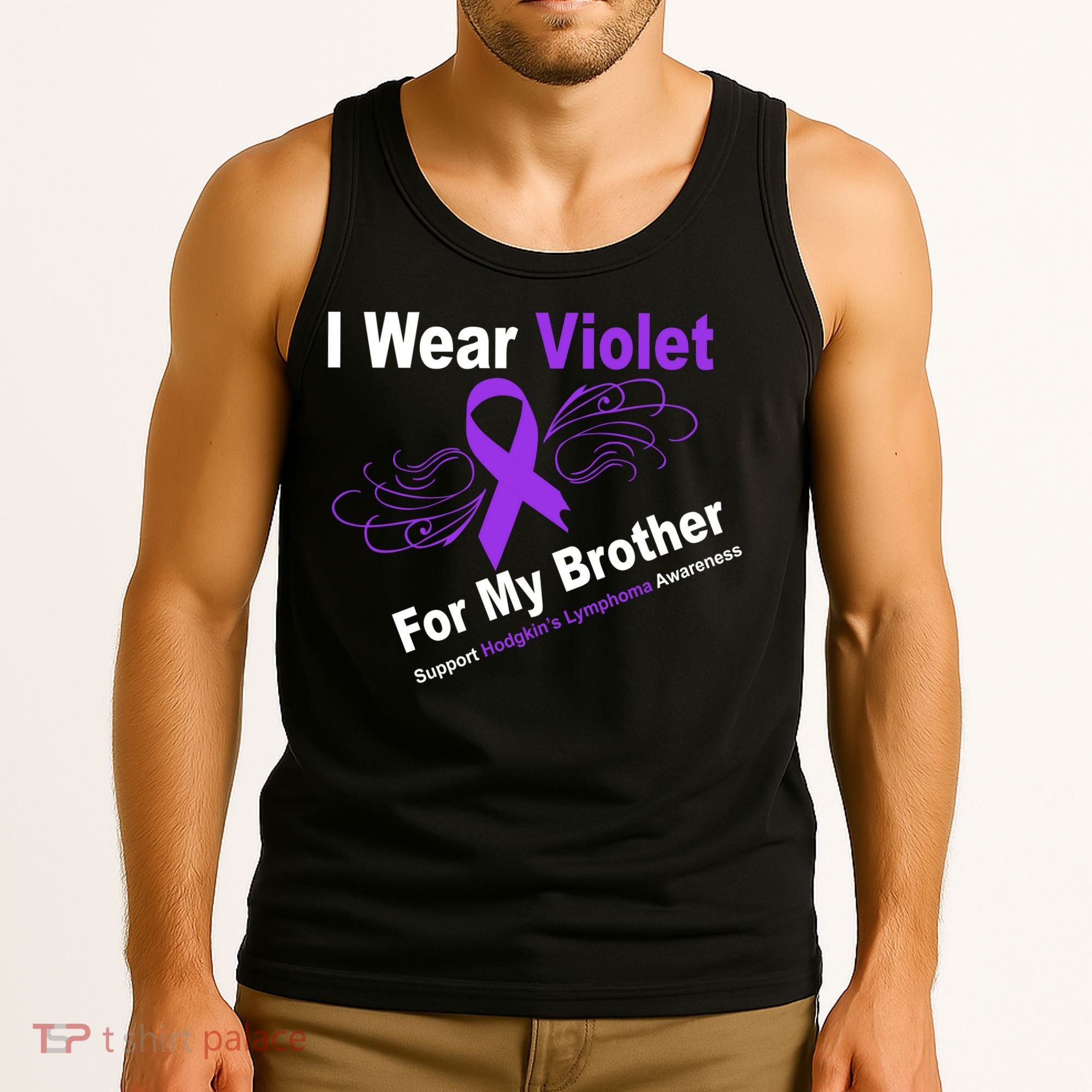 I Wear Violet For My Brother Tank Top