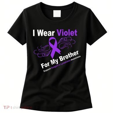 I Wear Violet For My Brother Women's T-Shirt