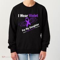I Wear Violet For My Daughter Women's Sweatshirt thumb 0