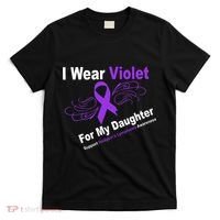 I Wear Violet For My Daughter T-Shirt thumb 0