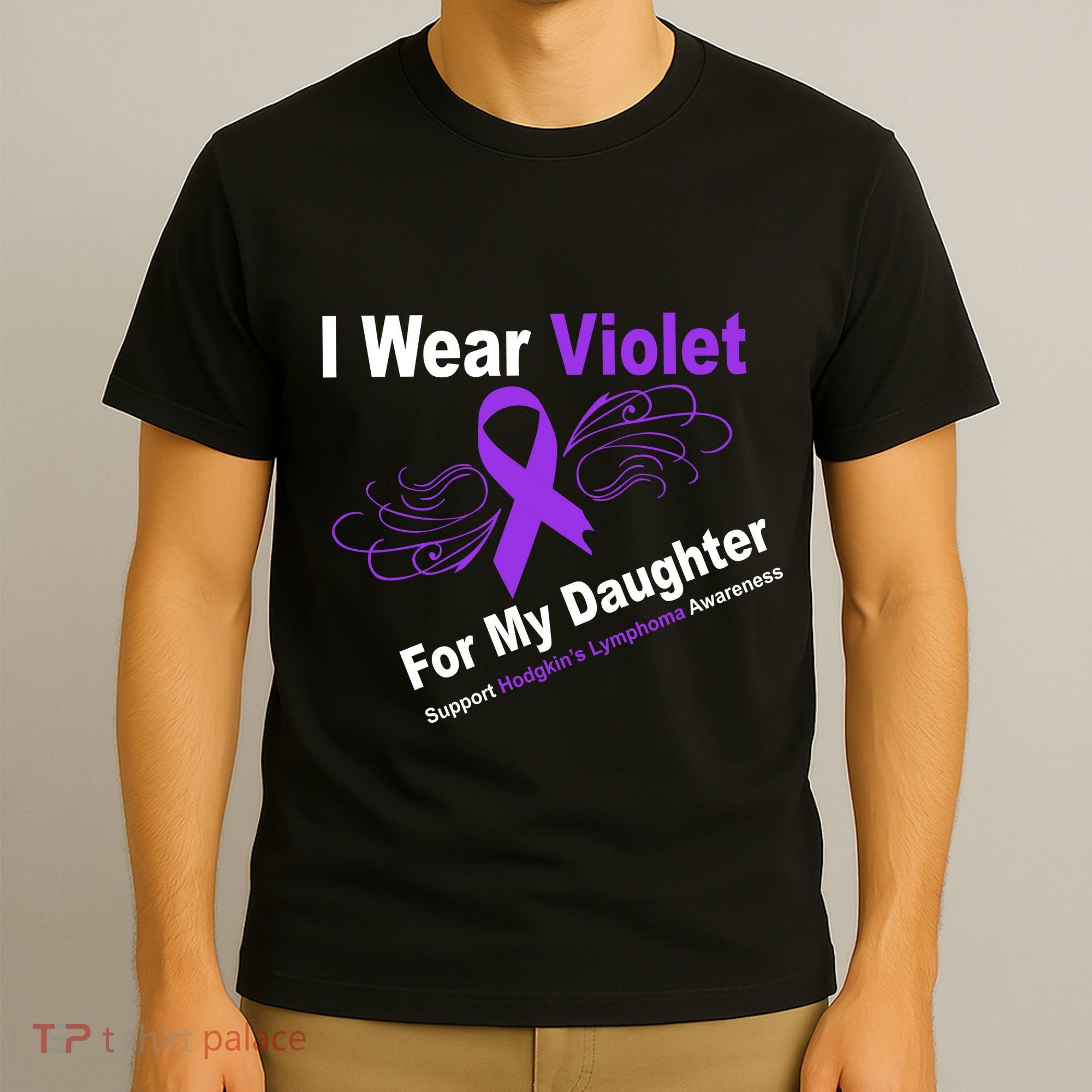 I Wear Violet For My Daughter T-Shirt