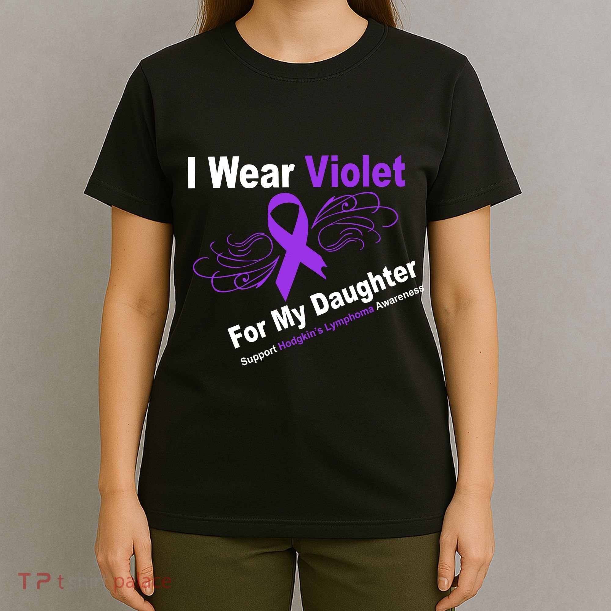 I Wear Violet For My Daughter T-Shirt