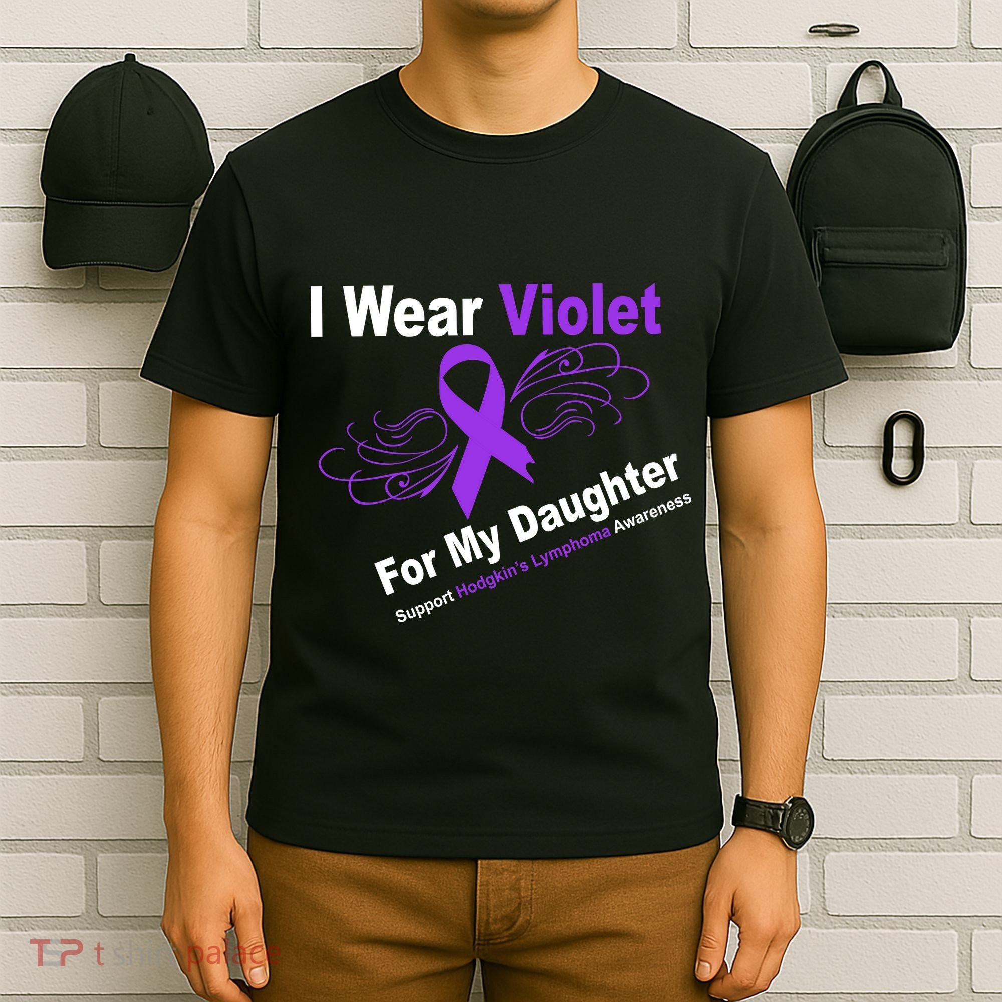 I Wear Violet For My Daughter T-Shirt