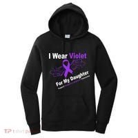 I Wear Violet For My Daughter Women's Hoodie thumb 0
