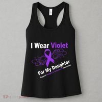 I Wear Violet For My Daughter Women's Tank Top thumb 3