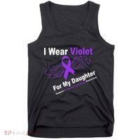 I Wear Violet For My Daughter Tank Top thumb 0