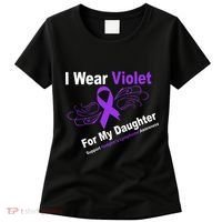 I Wear Violet For My Daughter Women's T-Shirt thumb 0