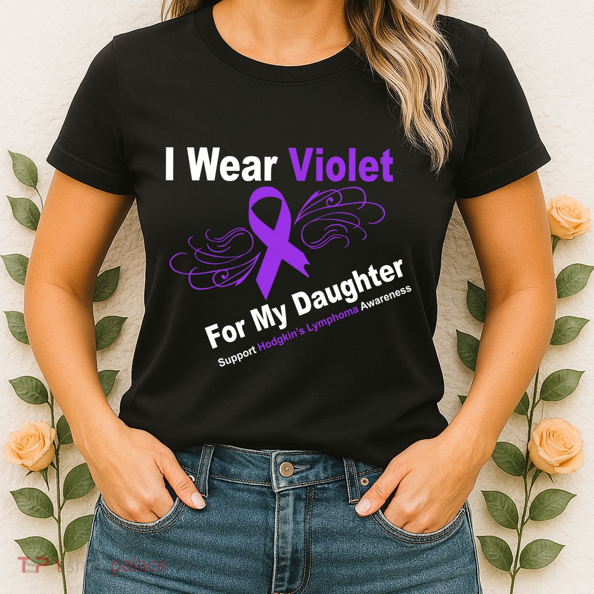 I Wear Violet For My Daughter Women's T-Shirt