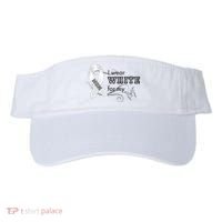 I Wear White For My Mom Lung Cancer Awareness Visor thumb 0