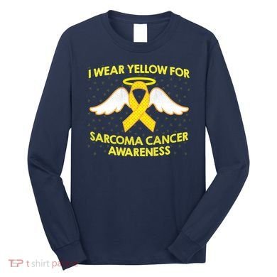 I Wear Yellow For Sarcoma Awareness  Long Sleeve Shirt