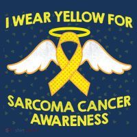 I Wear Yellow For Sarcoma Awareness  Sweatshirt thumb 3