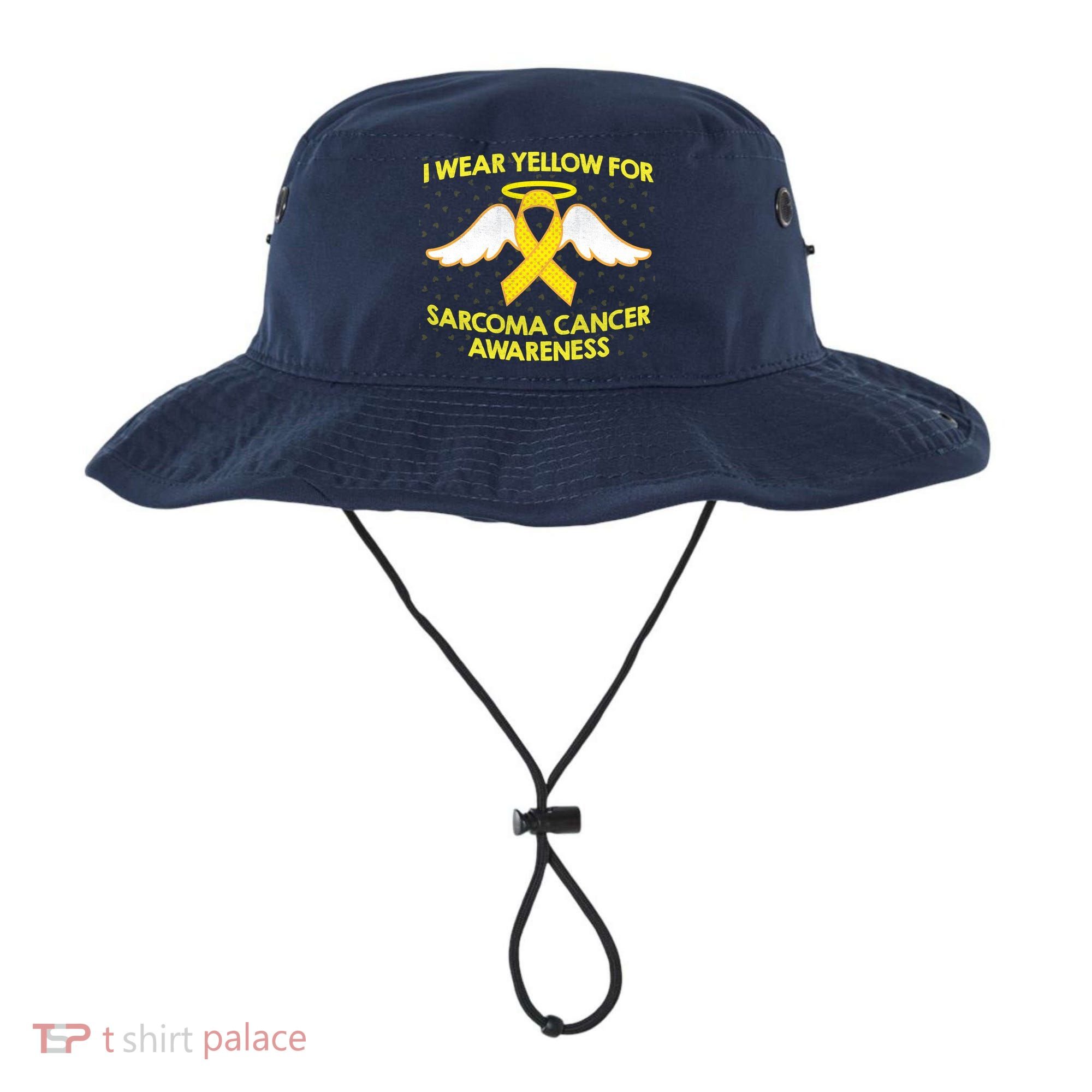 I Wear Yellow For Sarcoma Awareness  Bucket Hat